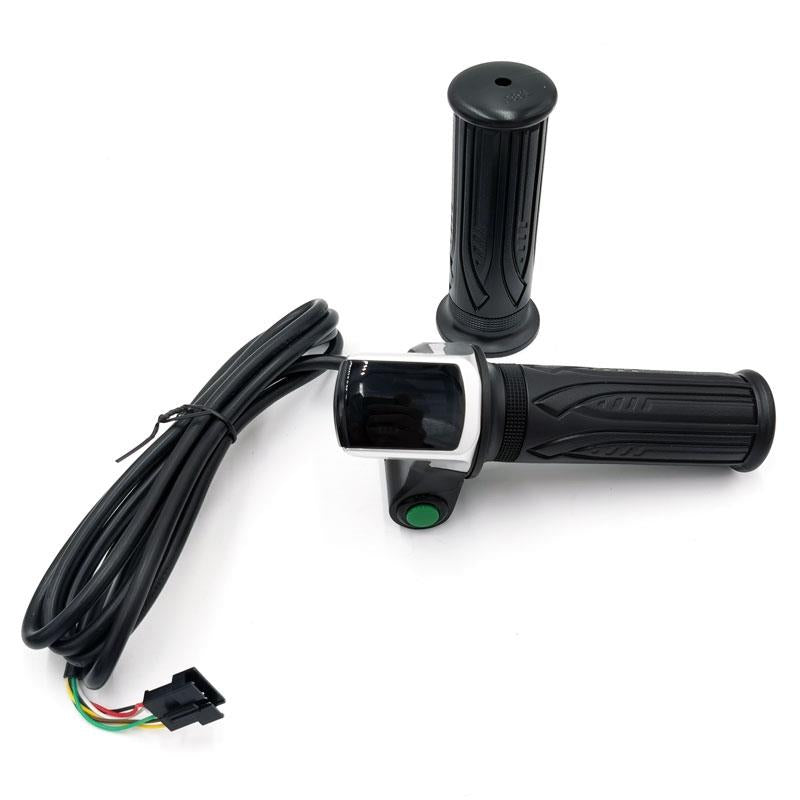 Acceleratore a pugno con indicatore della batteria (36V) e pulsante - connettore SM