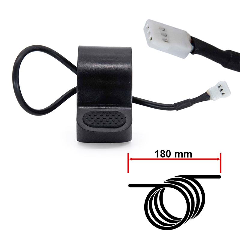 Acceleratore con tampone nero