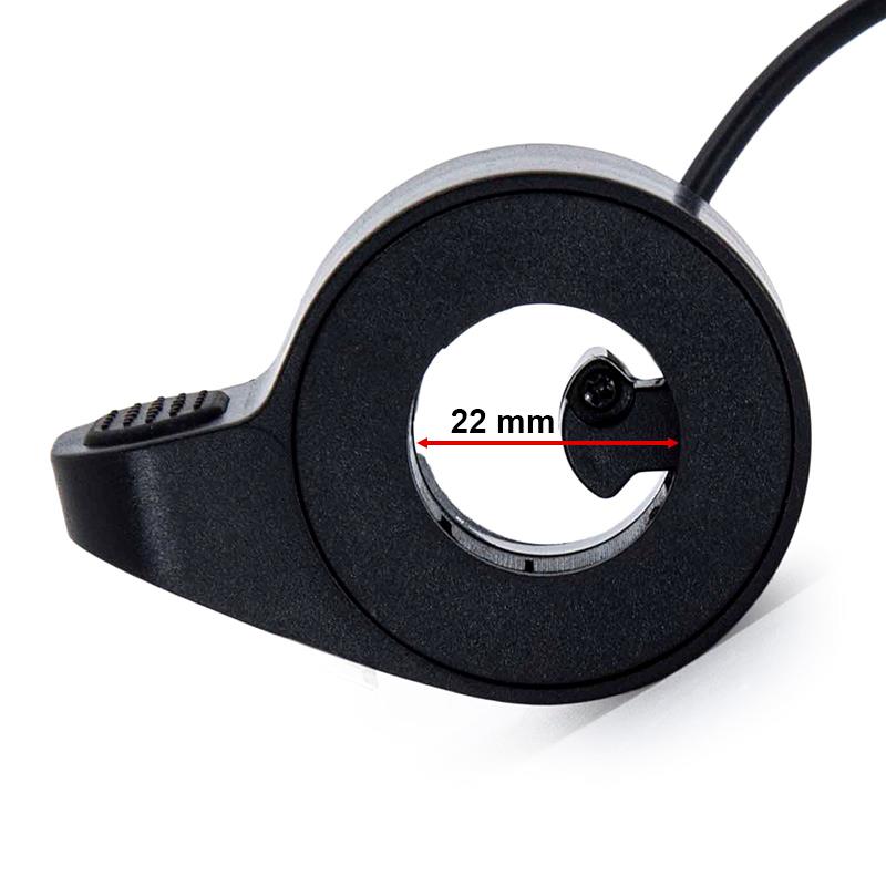 Acceleratore con tampone nero