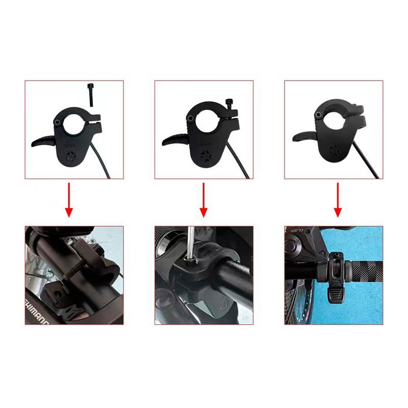 Acceleratore con apertura completa con connettore nero SM 25cm - Modello 1