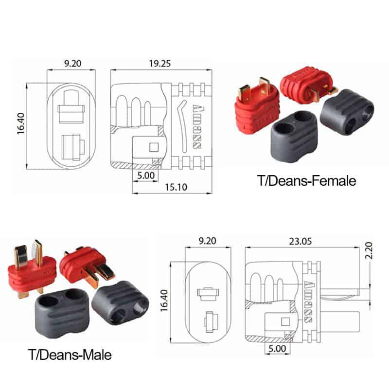 Connettore T-DEAN Masters con protettore - 10F