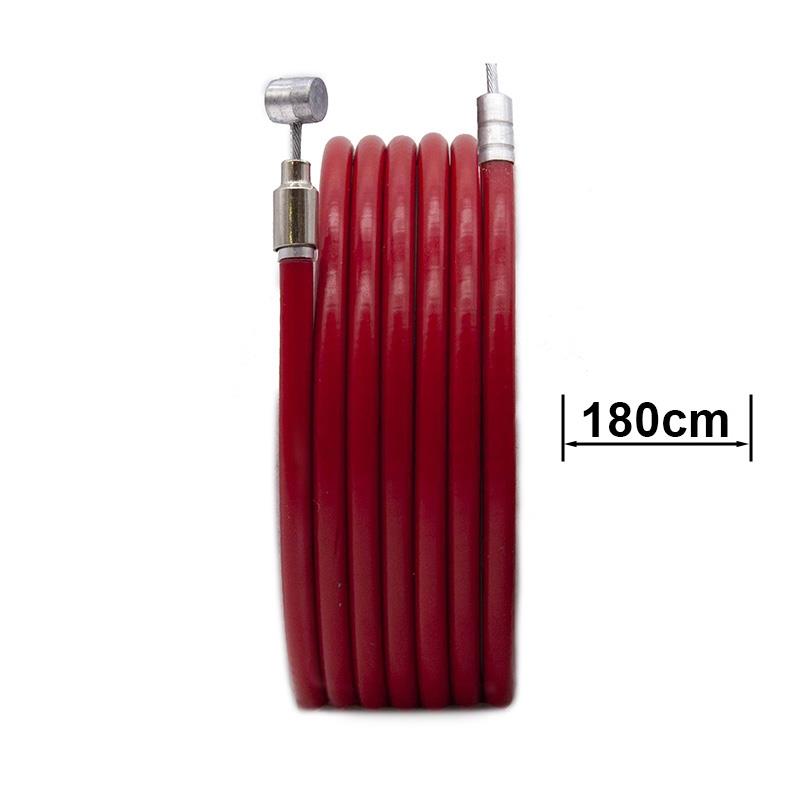 Guaina e cavo freno rosso da 1,80 m