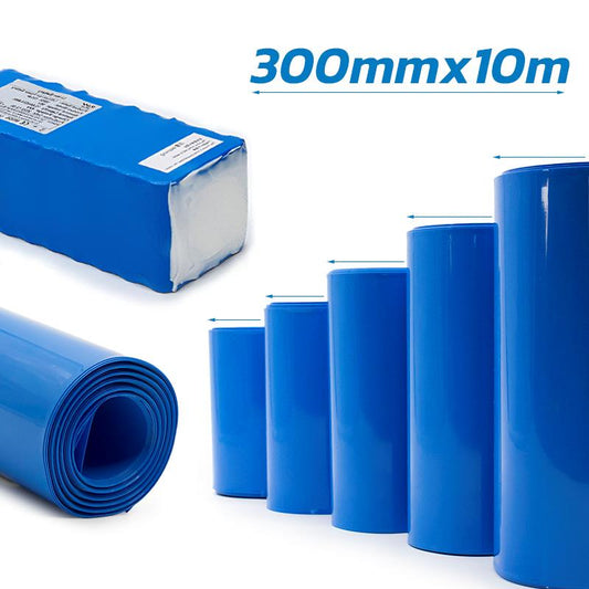 Termorestringente blu 300mm 10M