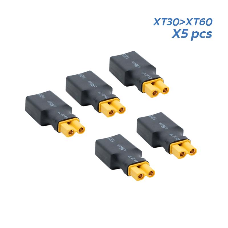 Adattatore XT30 femmina a XT60 maschio - 5 unità