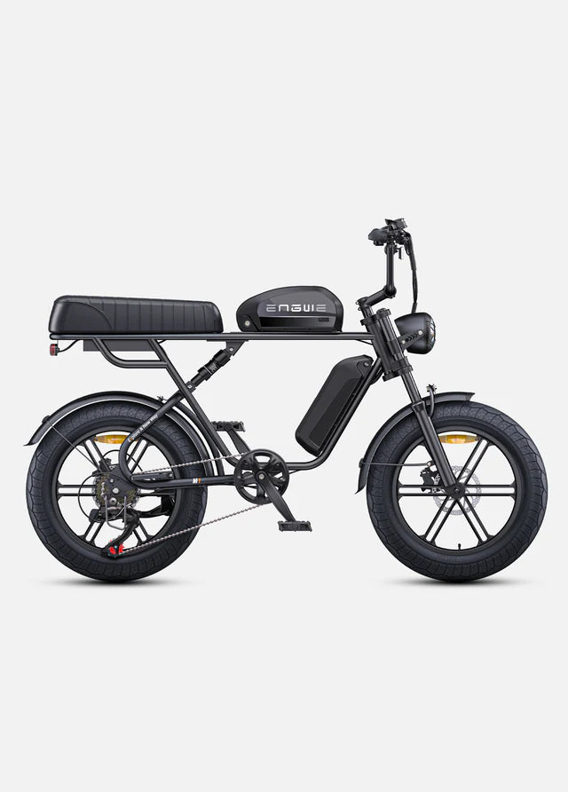 ENGWE Bicicletta Elettrica M1 DOPPIA BATTERIA. E-bike per due passeggeri in stile motocicletta con coppia di 65 Nm standard UE