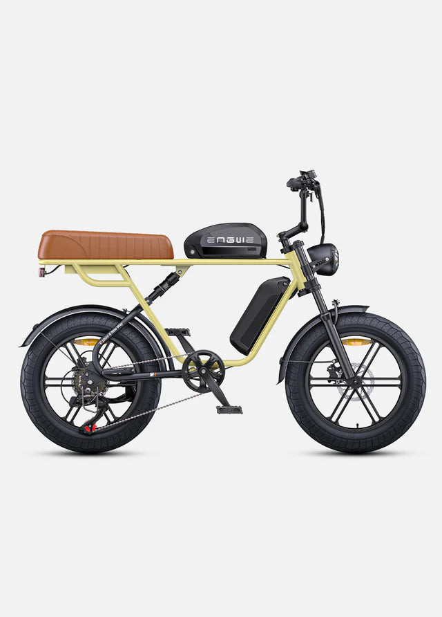 ENGWE Bicicletta Elettrica M1 DOPPIA BATTERIA. E-bike per due passeggeri in stile motocicletta con coppia di 65 Nm standard UE