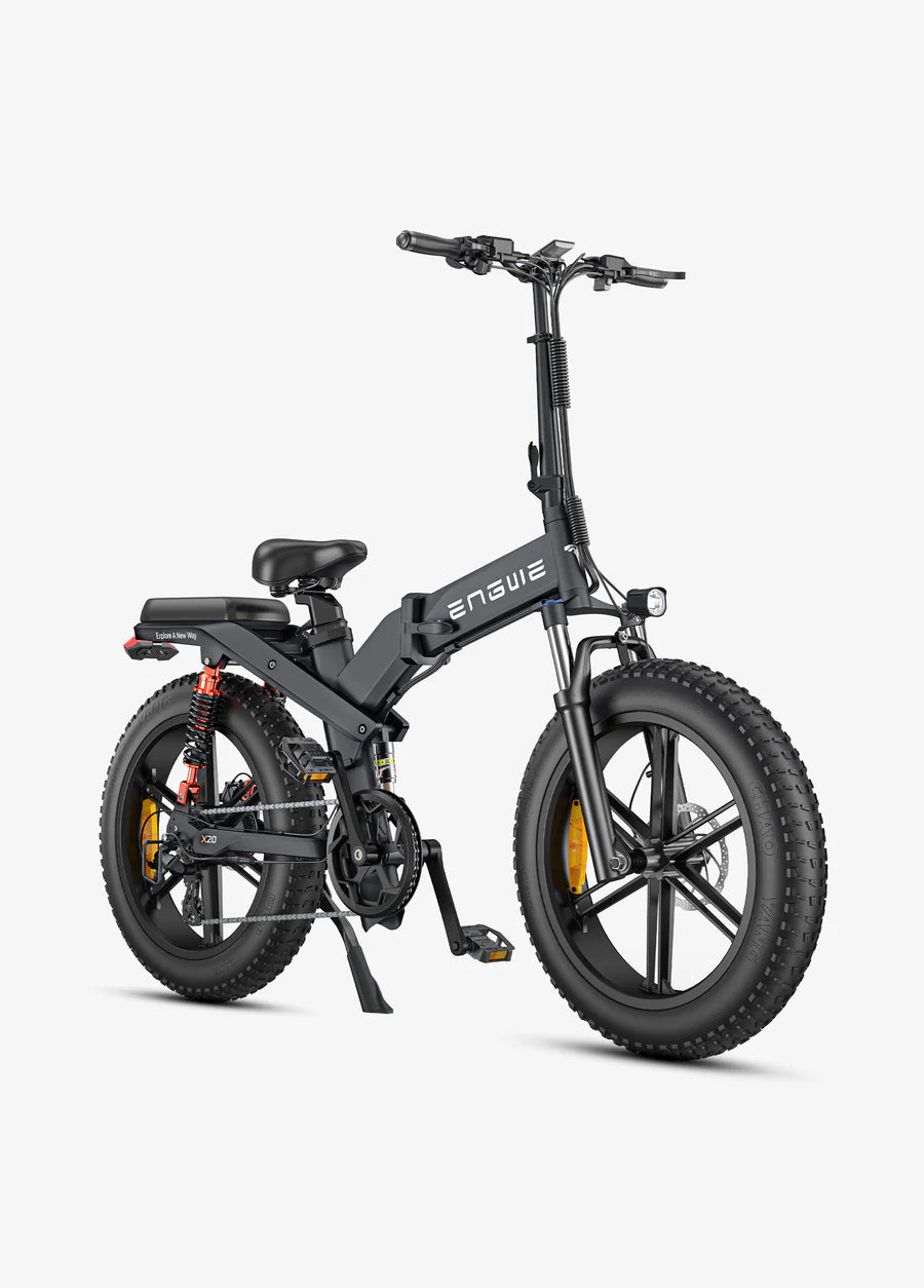ENGWE Bicicletta Elettrica X20.  Velocità massima 25 km/h E-bike pieghevole a tripla sospensione